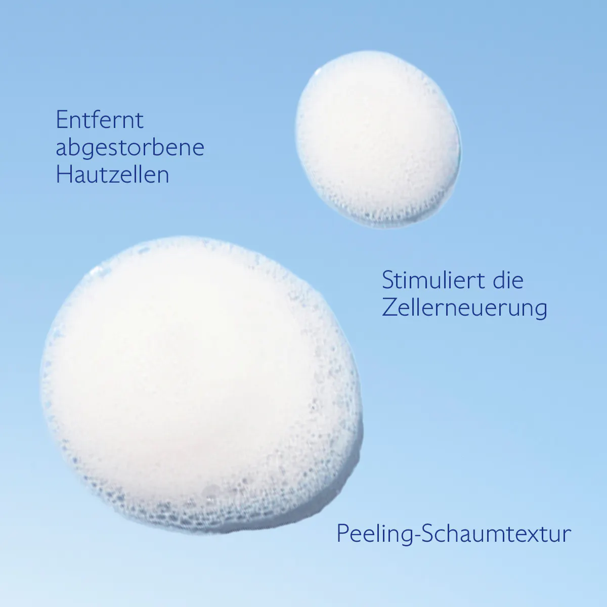 Mikro-Peeling Schaum Ausstrahlung mit Mandelsäure (AHA)