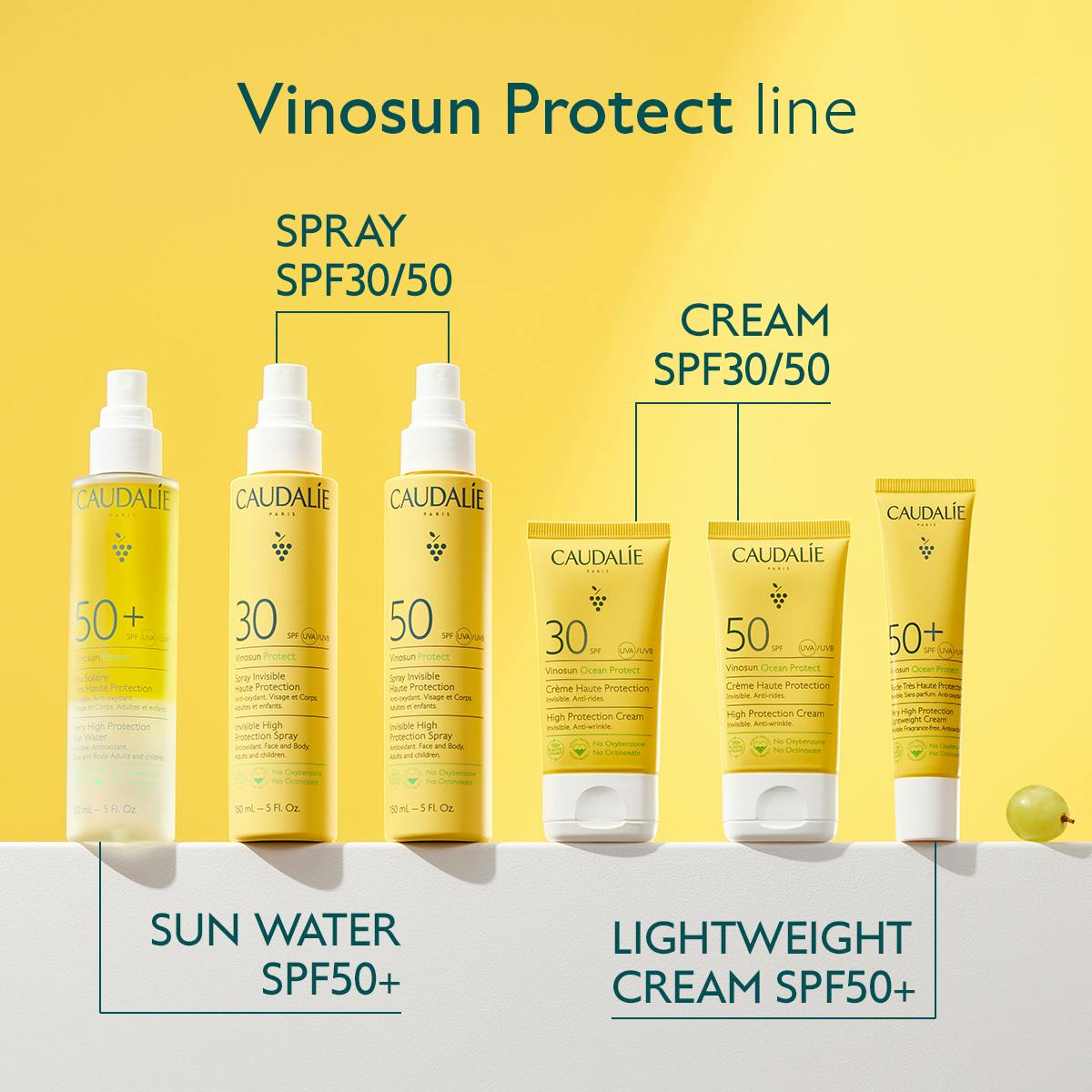 Caudalie vinosun protect spf50 anti-wrinkles cream 50ml - Lyskin