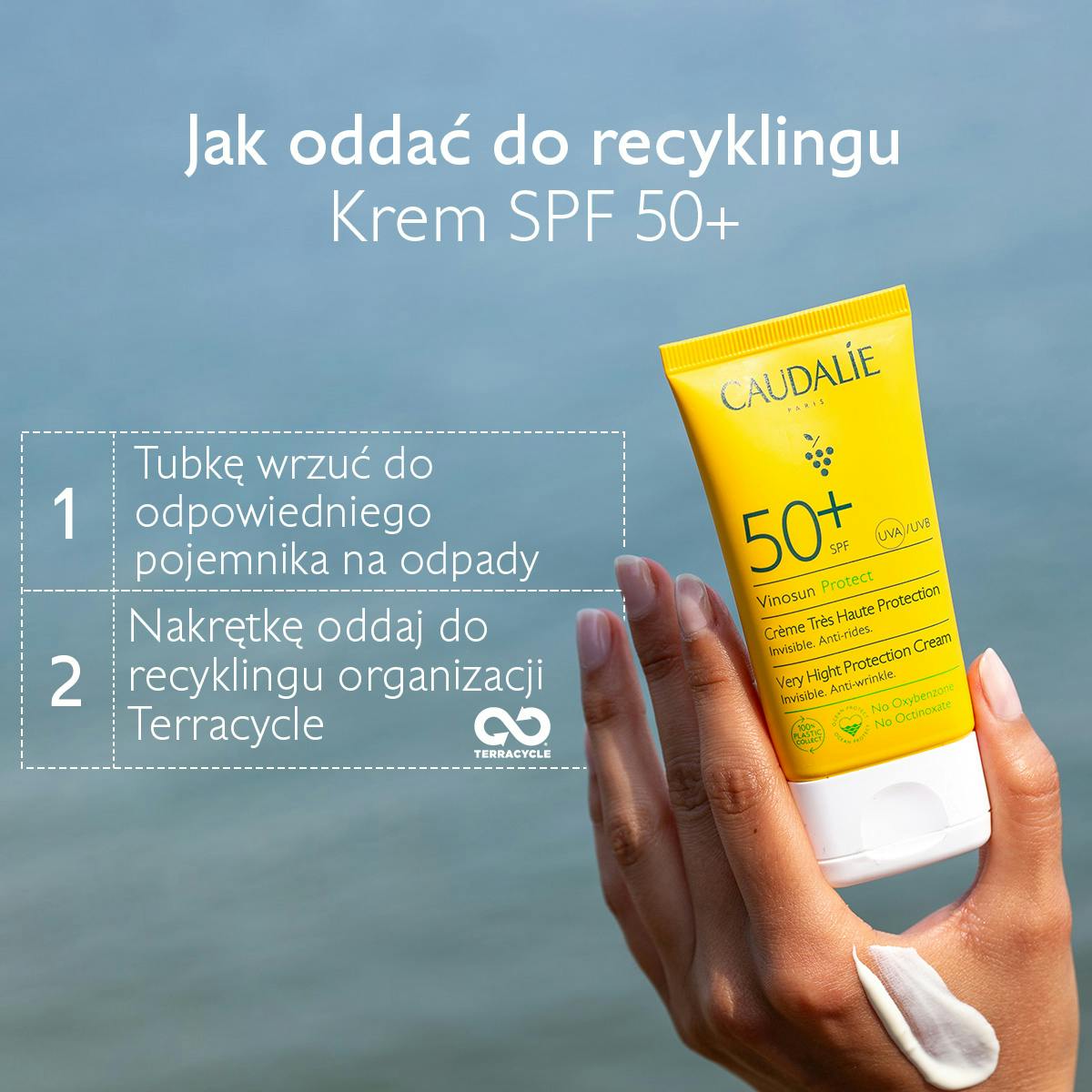 Krem o wysokiej ochronie SPF50+
