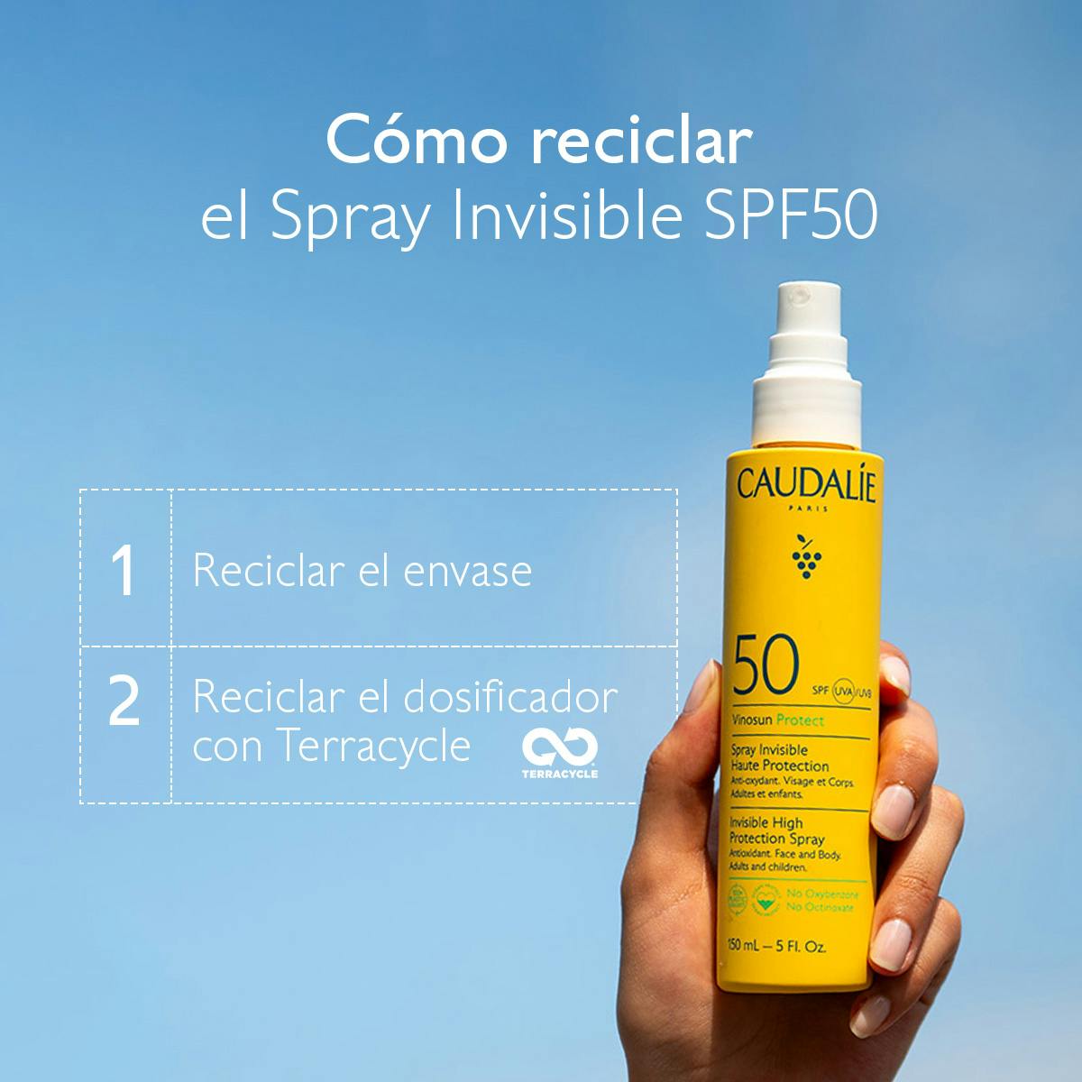 Spray Invisible de Alta Protección SPF50