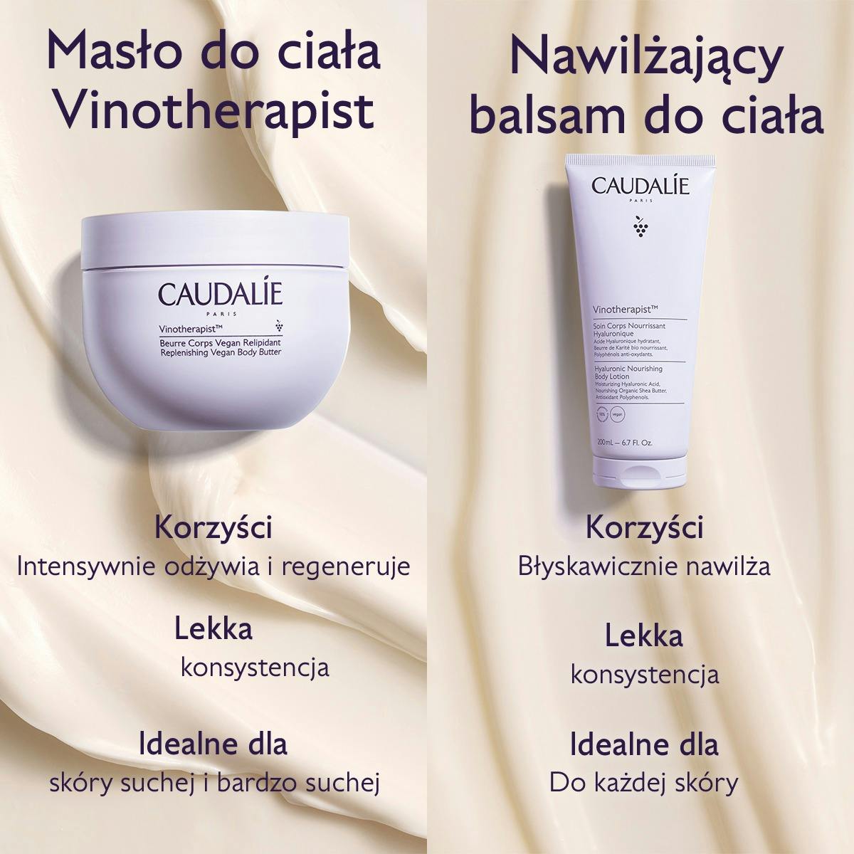 Wegańskie masło do ciała uzupełniające lipidy
