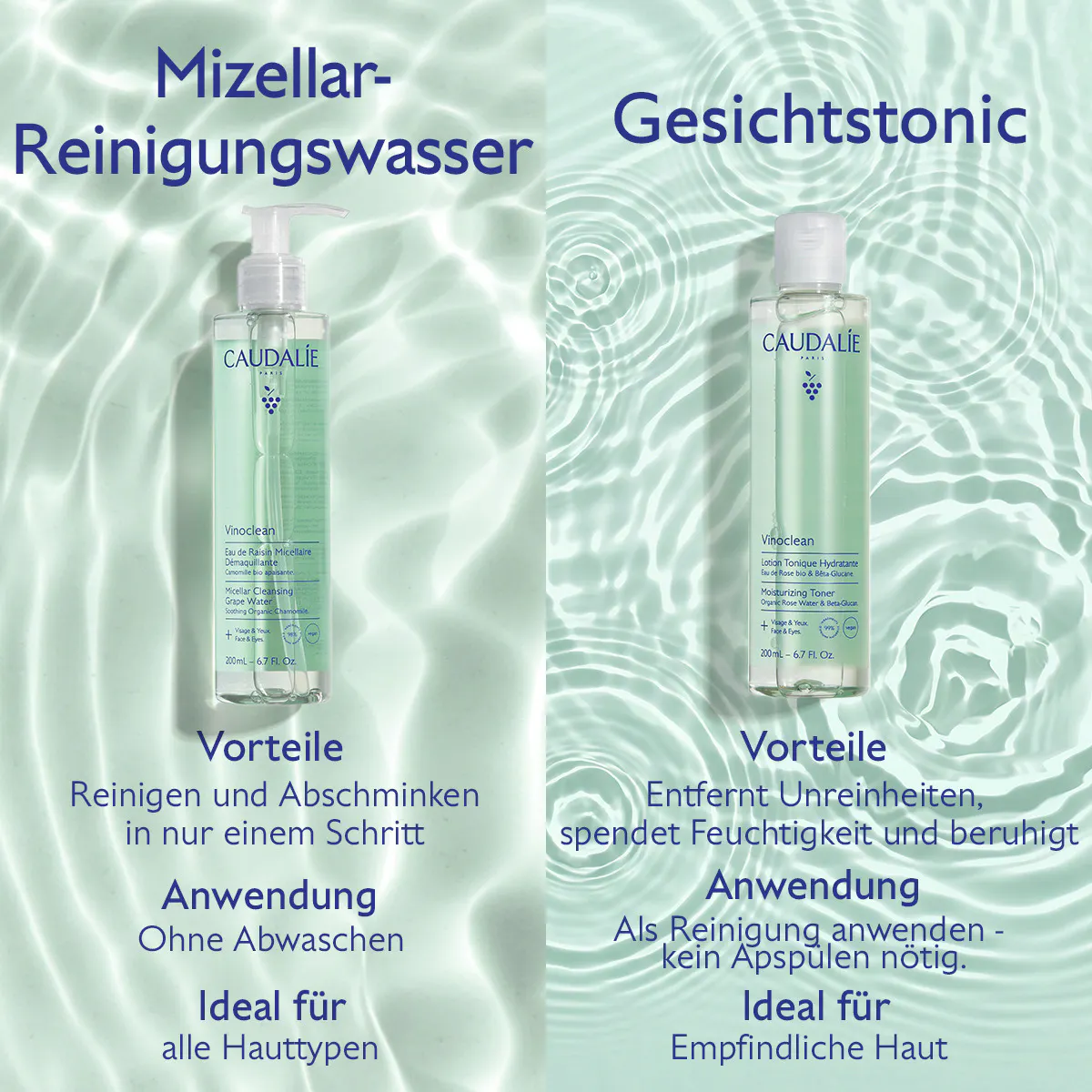 Mizellar-Reinigungswasser mit Traubenwasser - 200mL