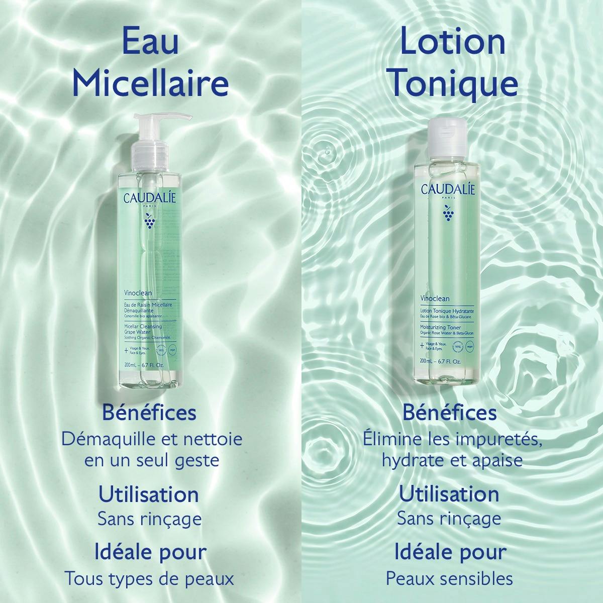 Eau de Raisin Micellaire Démaquillante - 400mL