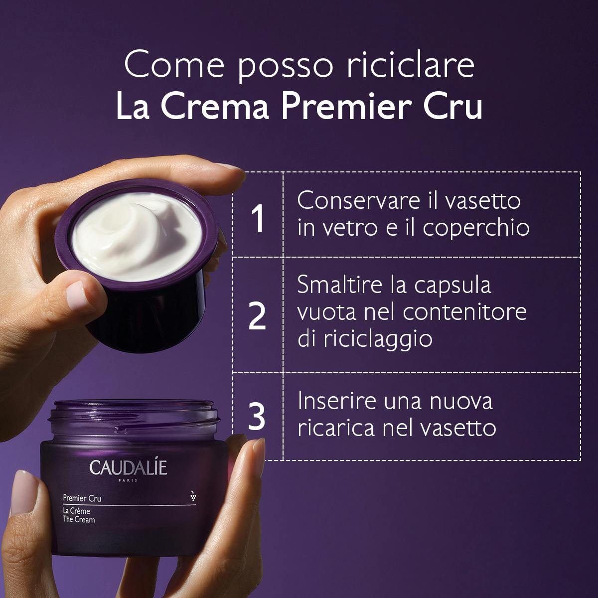 La Crema con Brevetto Longevity + Filler Rimpolpante