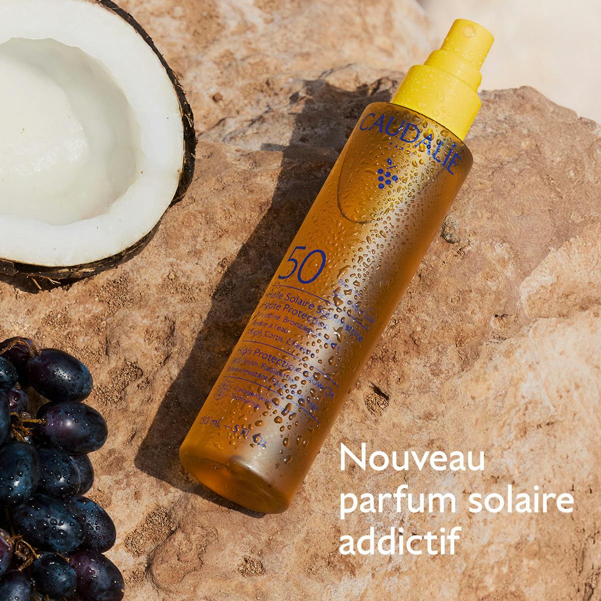 Huile Solaire Sublimatrice Haute Protection SPF50