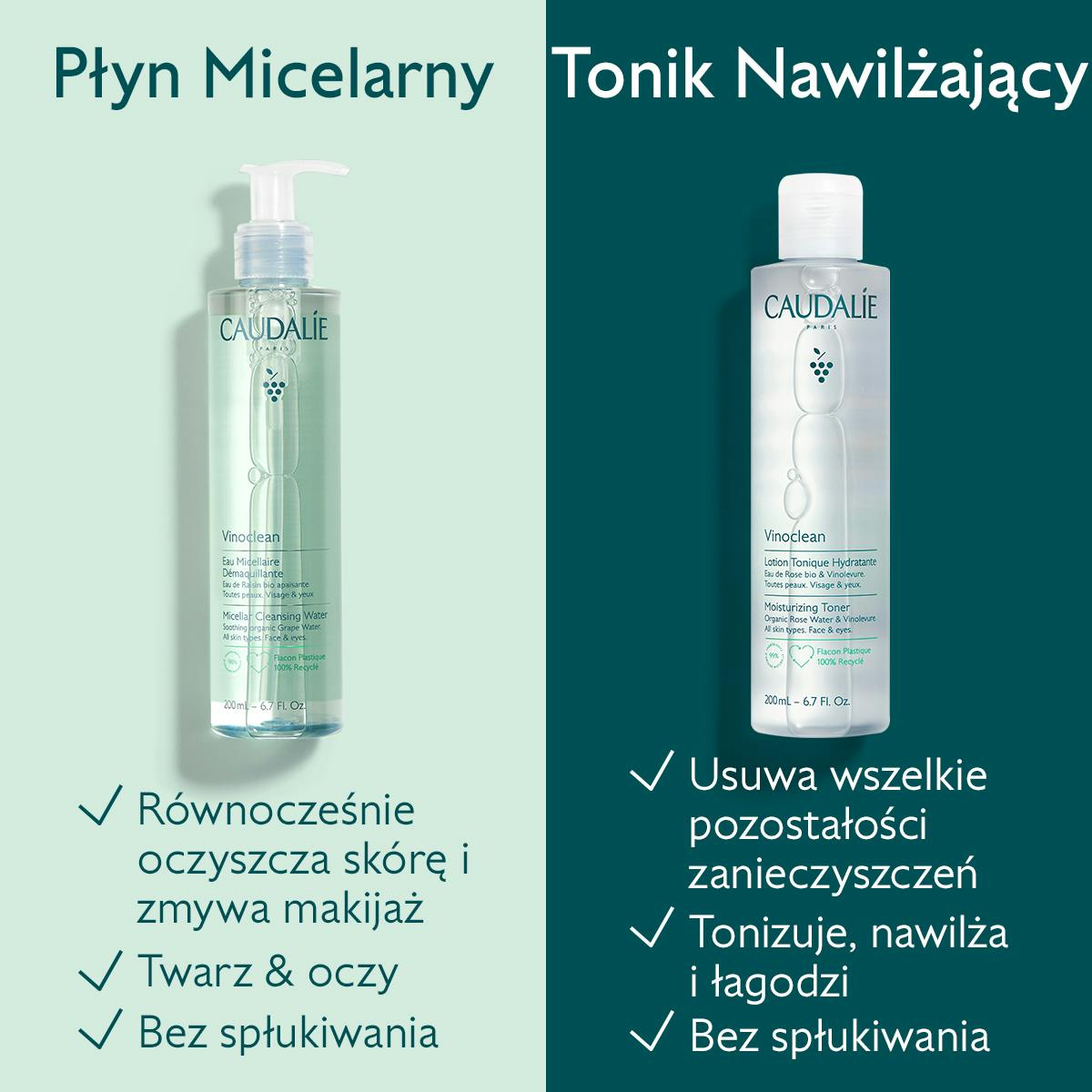 Płyn micelarny z wodą winogronową
