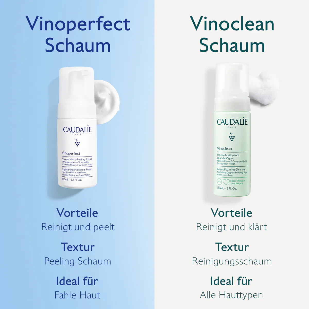 Mikro-Peeling Schaum Ausstrahlung mit Mandelsäure (AHA)