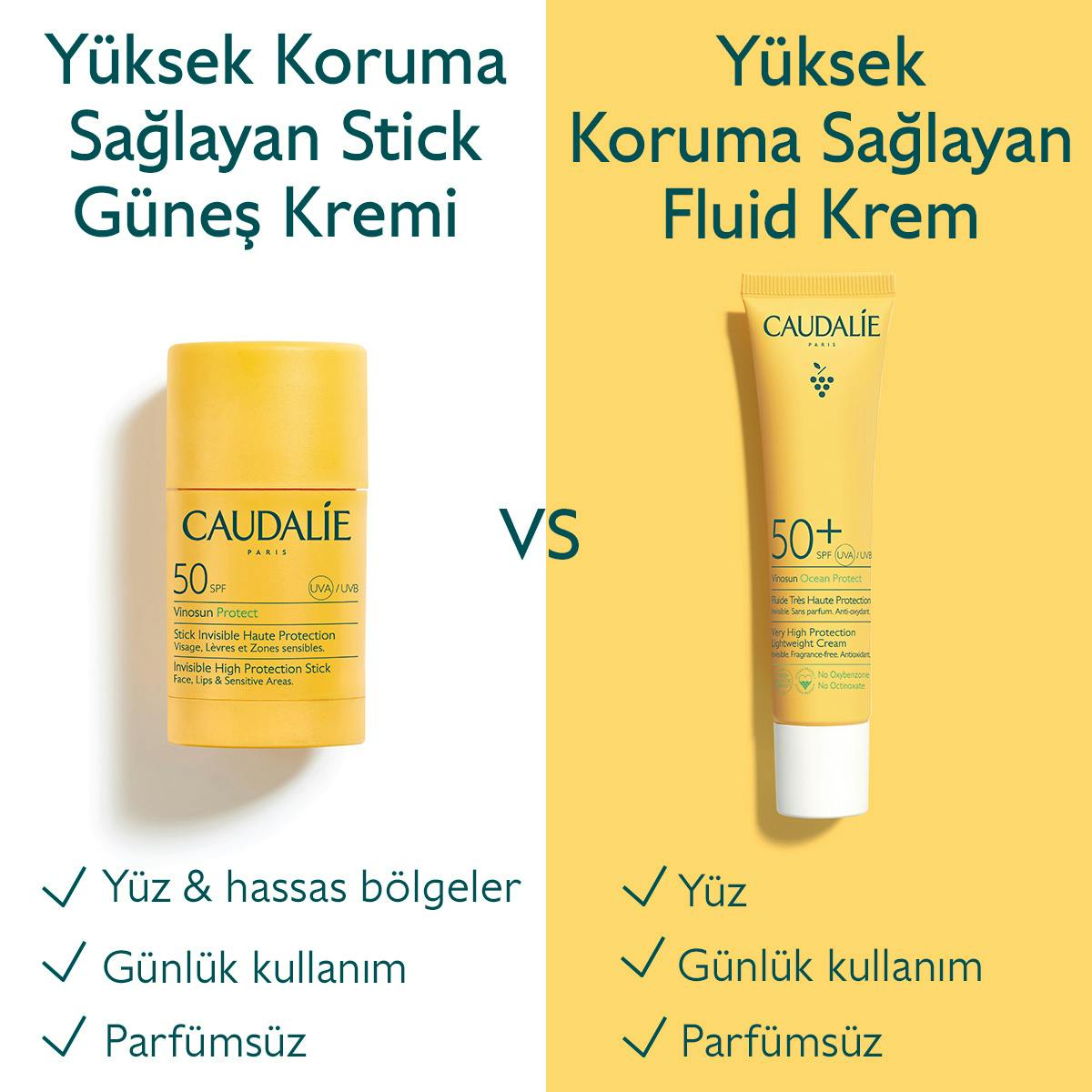 İz Bırakmayan Yüksek Korumalı Stick Güneş Kremi