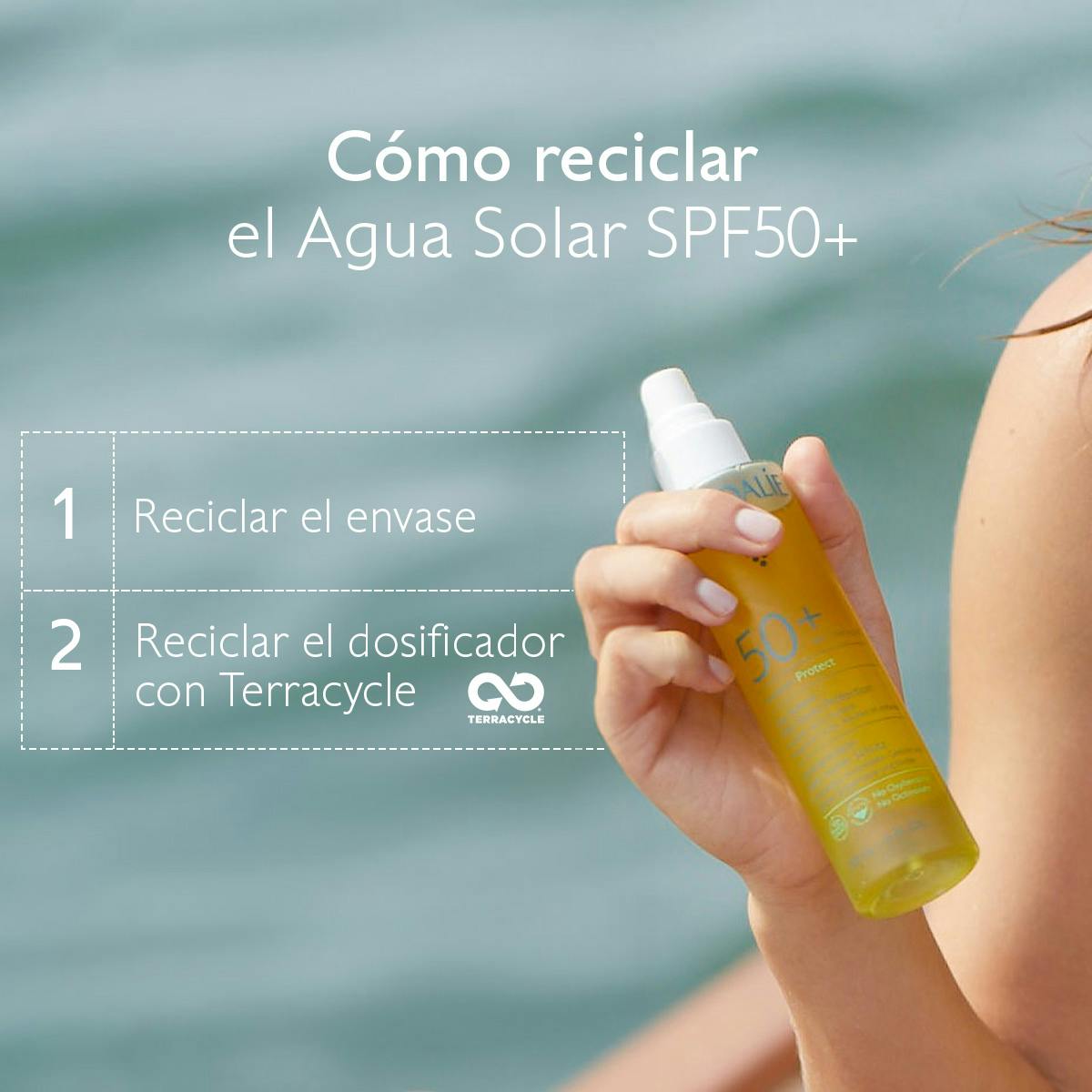 Agua Solar de Muy Alta Protección SPF50+