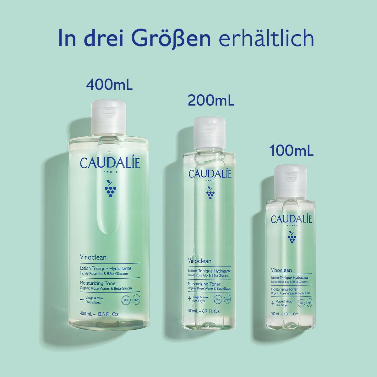 Feuchtigkeitsspendendes Gesichtstonic mit Bio-Rosenhydrolat - 400ml