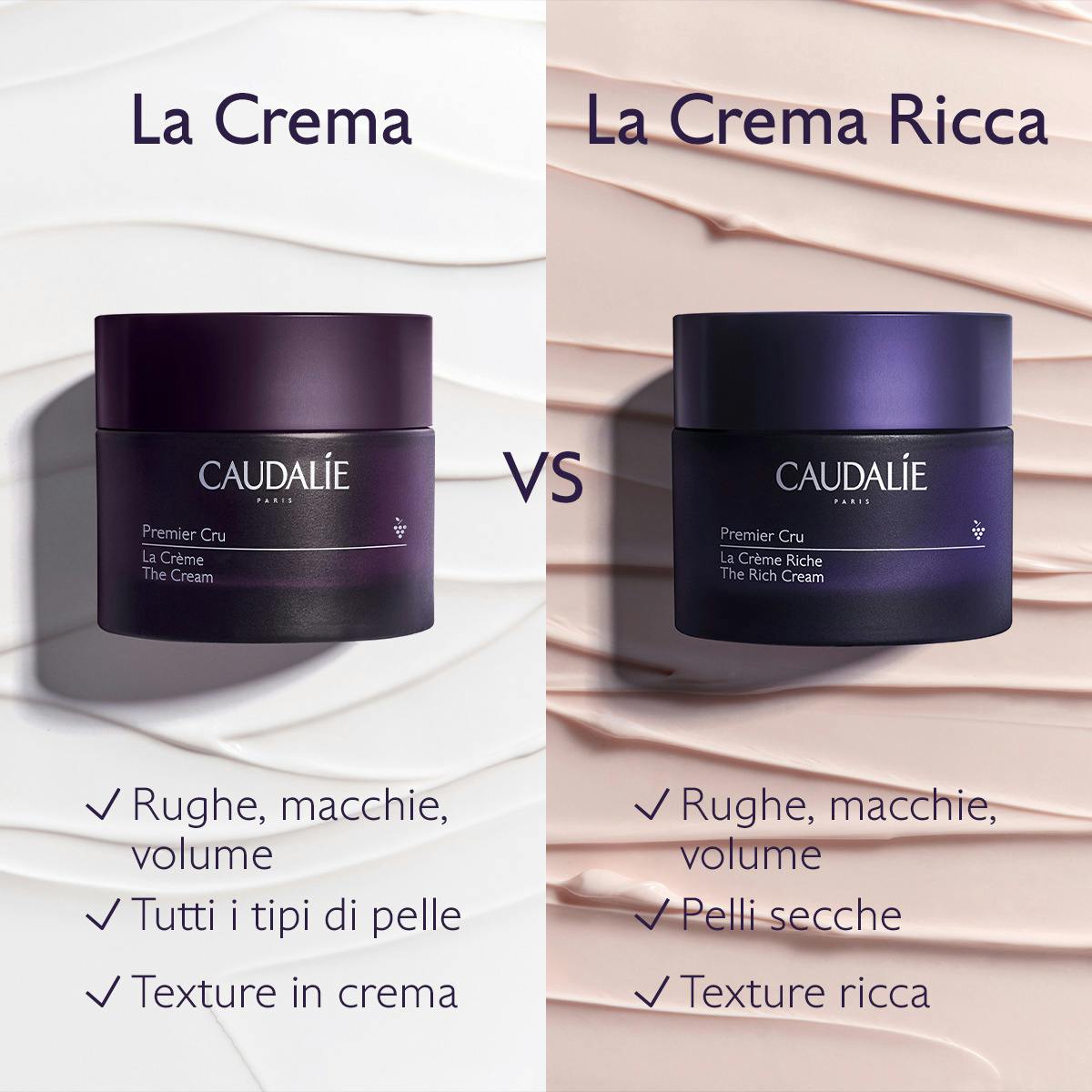 La Crema con Brevetto Longevity + Filler Rimpolpante