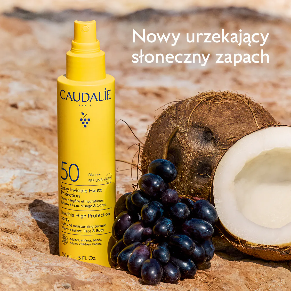 Niewidoczny spray o wysokiej ochronie SPF50
