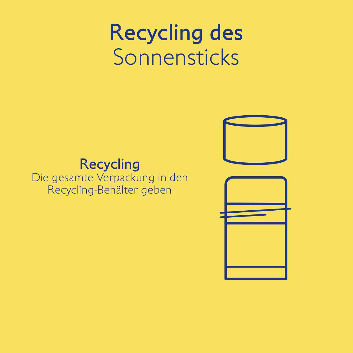 Unsichtbarer Sonnenstick Hoher Schutz LSF50