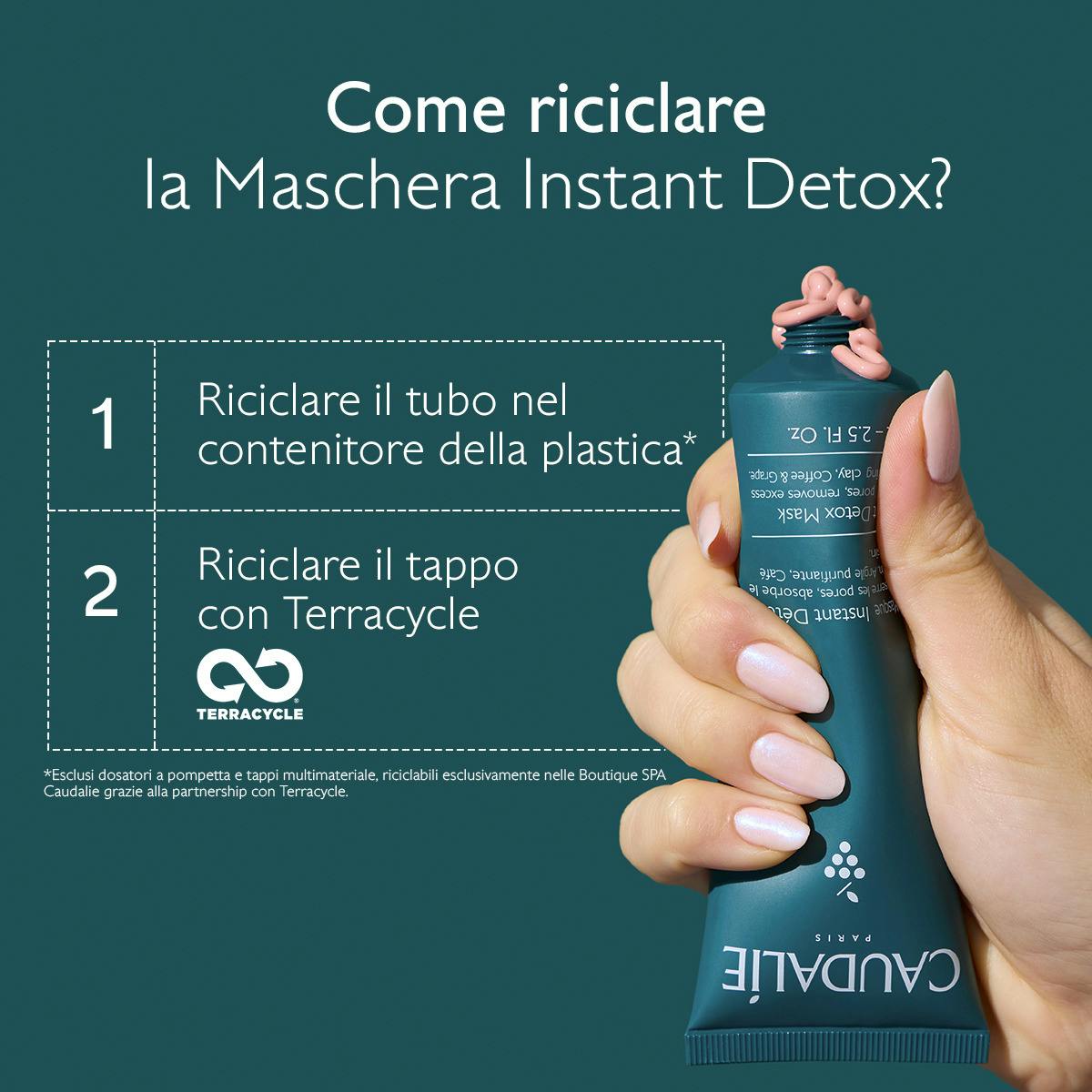 Maschera Instant Detox con Argilla rosa