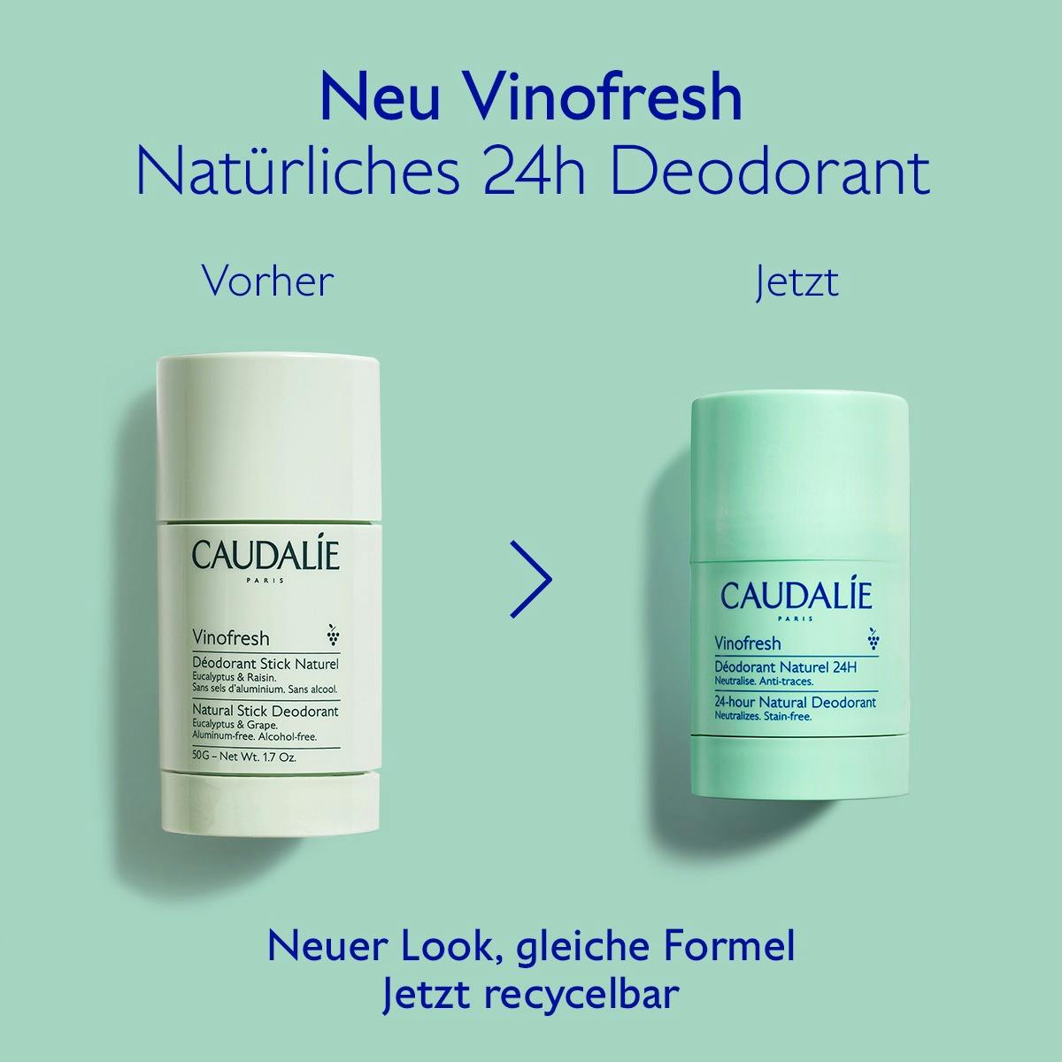 Vinofresh Natürliches Stick Deodorant