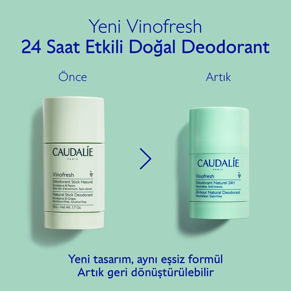 Vinofresh Doğal Stick Deodorant