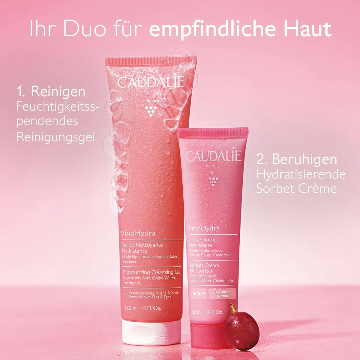 Feuchtigkeitsspendendes Reinigungsgel