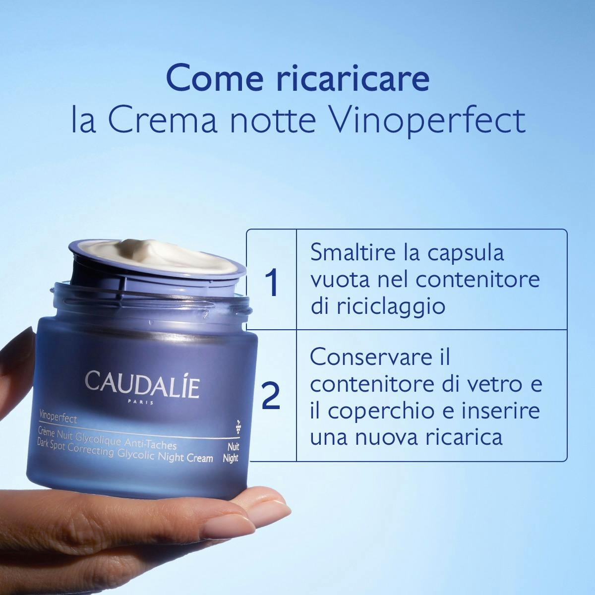 Crema Notte Anti-Macchie con Acido Glicolica + Viniferina