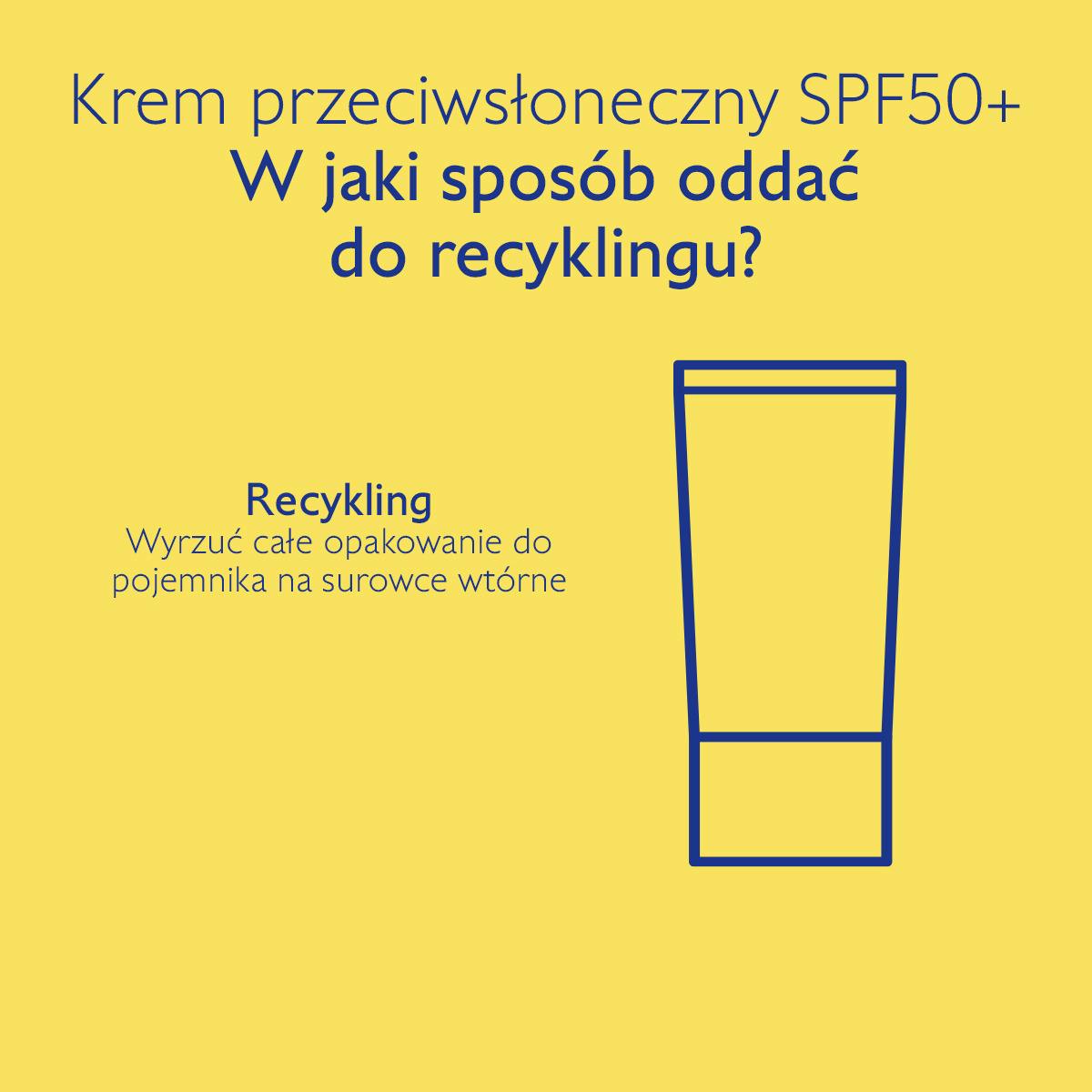 Krem o wysokiej ochronie SPF50+