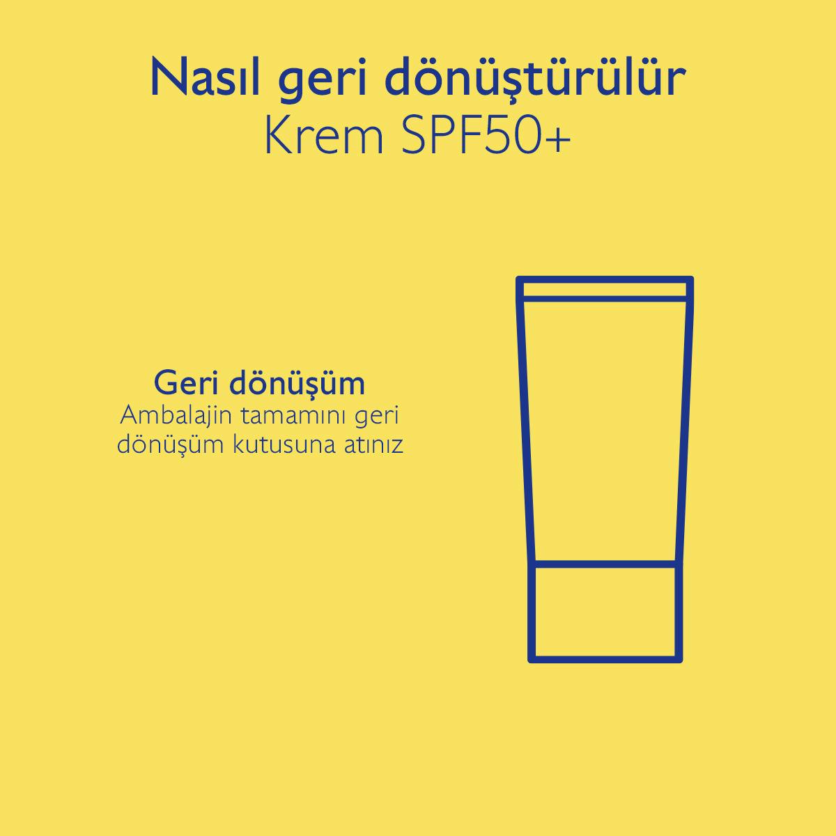 Çok Yüksek Koruma Sağlayan Krem SPF50+