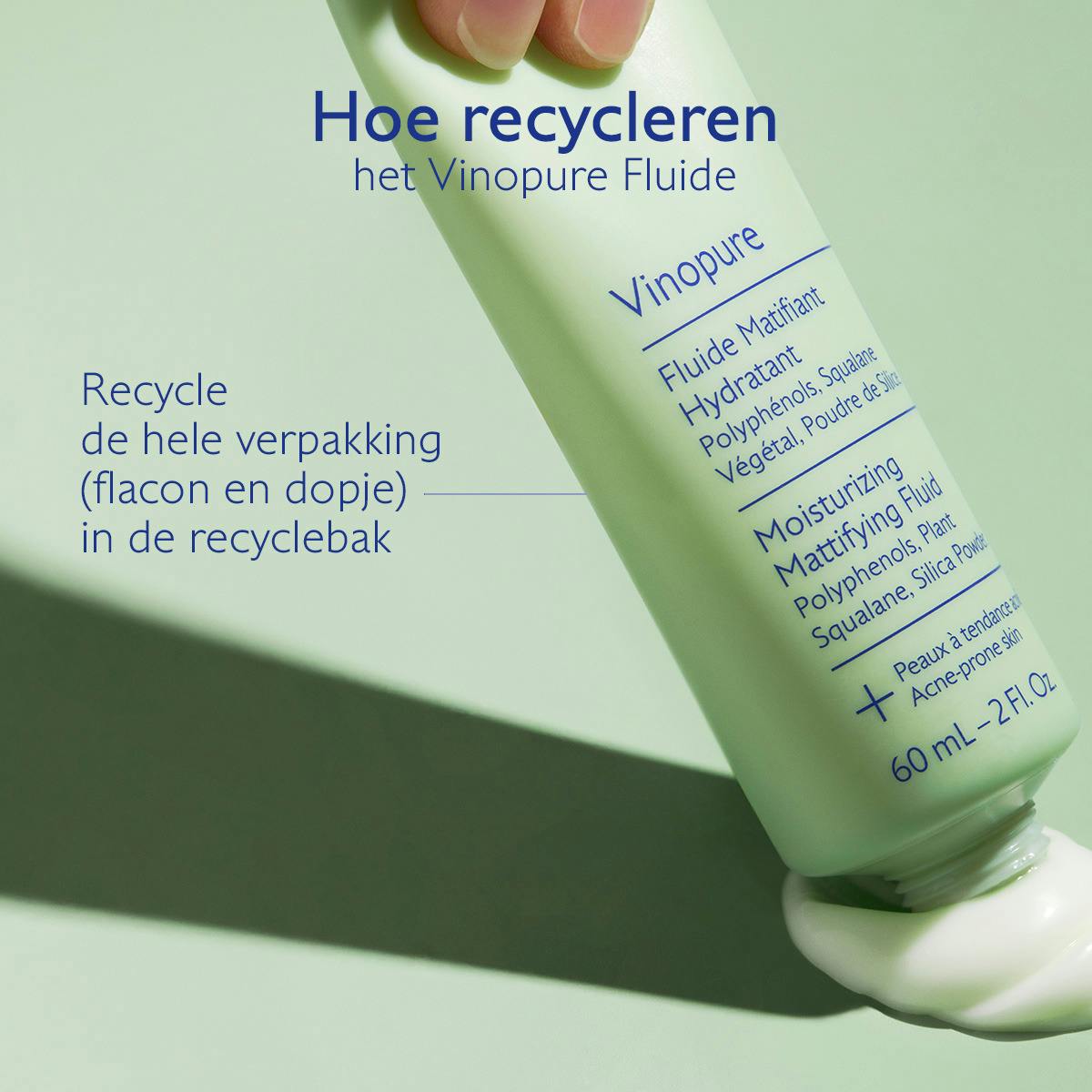 Hydraterende en Matmakende Fluide met Siliciumpoeder