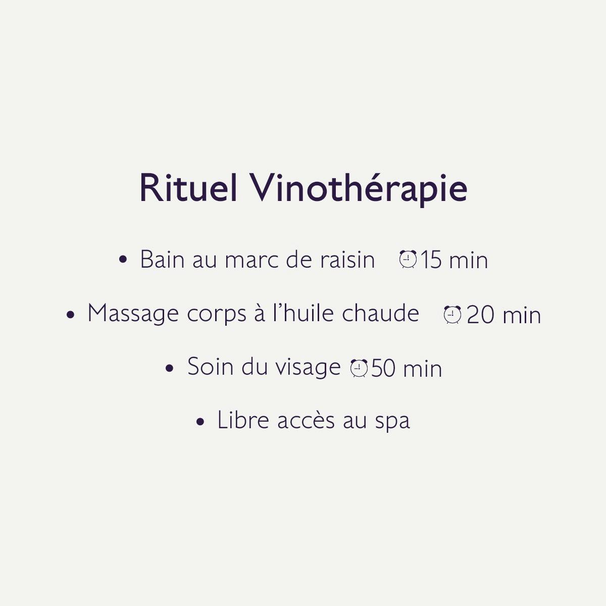 Rituel Vinothérapie